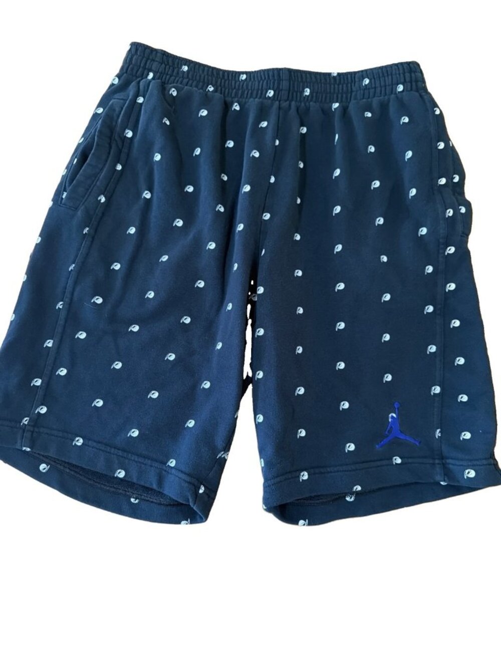Mens Michael Jordan 20th Anniversary Bunny Skull Shorts Sz L Pockets Soft Fleece
